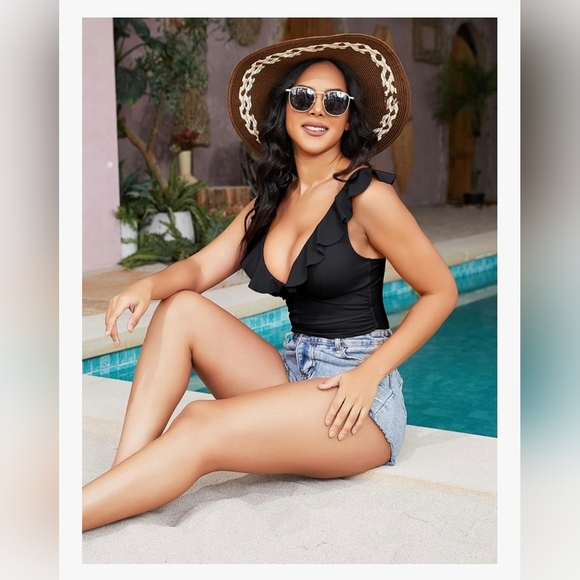 SHAPERIN Women's Puffle One Piece Swimsuit #974 - Picture 12 of 12